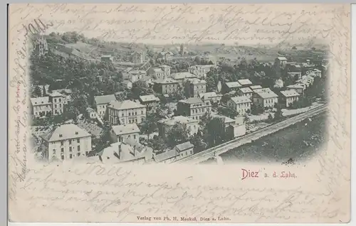 (80935) AK Diez an der Lahn, 1898