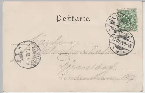 (80935) AK Diez an der Lahn, 1898