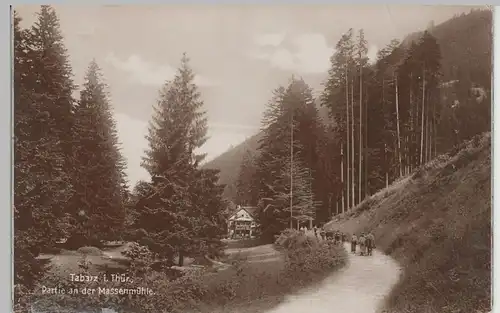 (80797) AK Tabarz, Partie an der Massenmühle, 1926