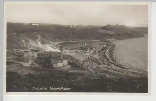 (80653) AK Bornholm, Hammerhavnen, vor 1945