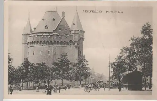 (80651) AK Brüssel, Bruxelles, Porte de Hal, vor 1945