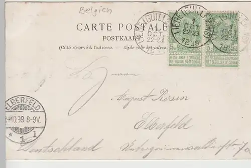 (80621) AK Liége, Lüttich, Le canal et le blvd. frère-orban, 1899
