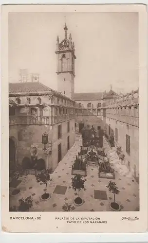 (80558) AK Barcelona, Palacio de la Diputación, vor 1945