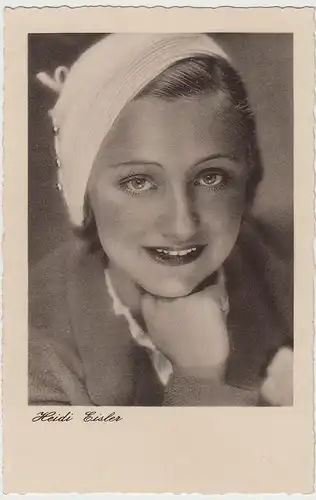 (80135) AK Schauspielerin Heidi Eisler, Plaza Theater Berlin, vor 1945