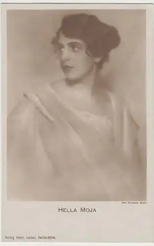 (80132) AK Schauspielerin Hella Moja, 1921