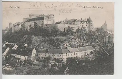 (80033) AK Bautzen, Schloss Ortenburg, 1910