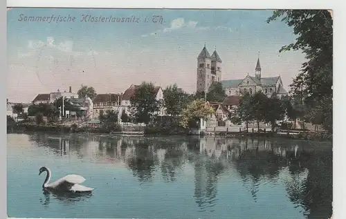 (79899) AK Bad Klosterlausnitz, Ortsansicht, Klosterkirche 1916