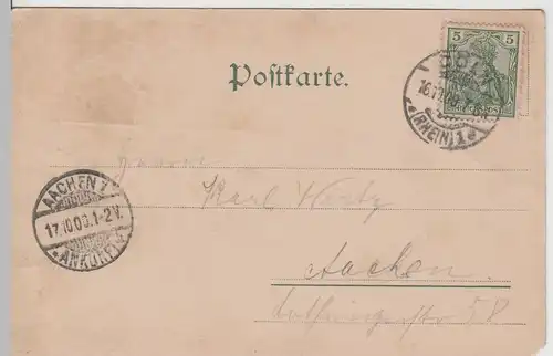 (79745) AK Köln, Kaiser Wilhelm-Ring, 1900