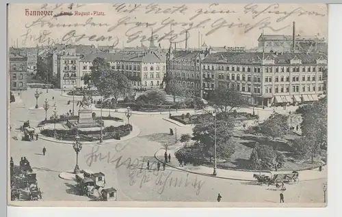 (79657) AK Hannover, Ernst August-Platz, 1904