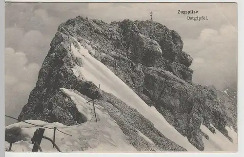 (79308) AK Zugspitze, Ostgipfel, vor 1945