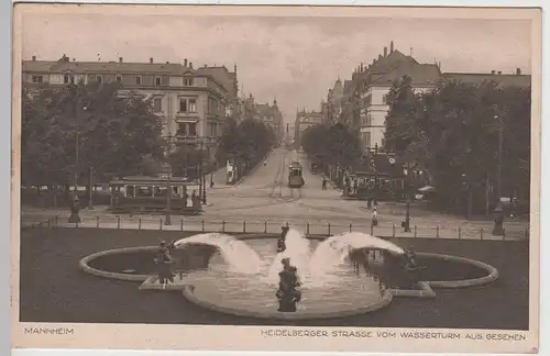 (79120) AK Mannheim, Heidelberger Straße, 1929