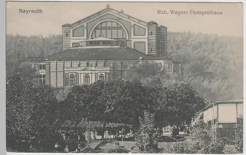 (79041) AK Bayreuth, Richard Wagner Festspielhaus, 1920