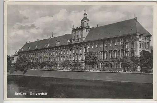 (78894) AK Breslau, Wrocław, Universität, Feldpost 1940
