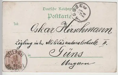 (78868) AK Gruss aus Köln, Mehrbild Litho 1898