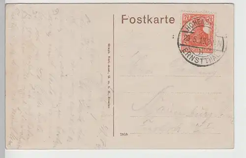 (78677) AK Glauchau, Städtisches Krankenhaus, 1918