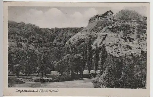 (78666) AK Bad Kösen, Bergrestaurant Himmelreich 1943