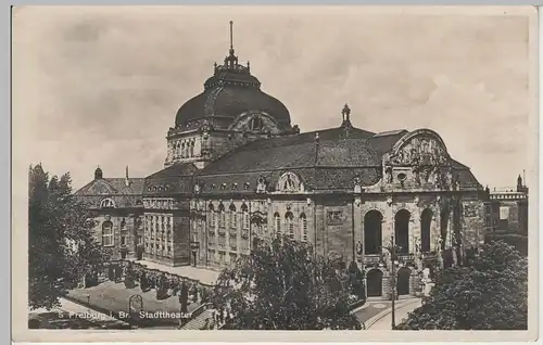 (78550) AK Freiburg im Breisgau, Stadttheater 1927