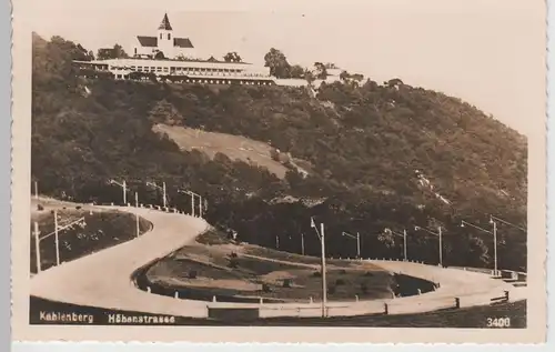 (78191) Foto AK Kahlenberg, Höhenstraße, 1942