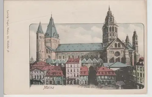 (78146) AK Mainz, Dom vom Markt, bis 1905