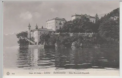 (77977) AK Lago di Como, Lenno Balbianello, Villa Arconati-Visconti 1911
