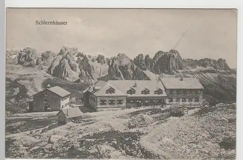 (77976) AK Schlern in Südtirol, Schlernhaus, vor 1945