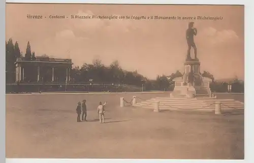 (77972) AK Florenz, Firenze, Il Piazzale Michelangiolo, vor 1945