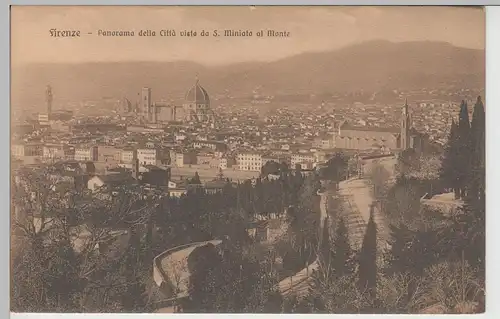 (77971) AK Florenz, Firenze, Panorama, vor 1945
