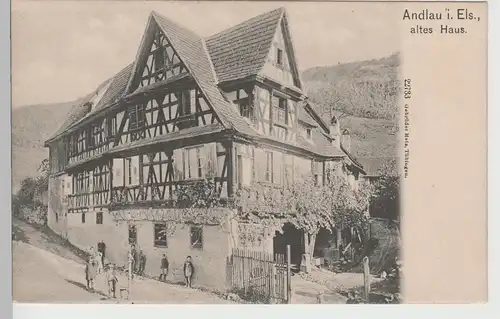 (77906) AK Andlau, Altes Haus, bis 1905