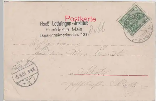 (77883) AK Hagenau, Haguenau, Elsass, Alsace, Hospital 1901