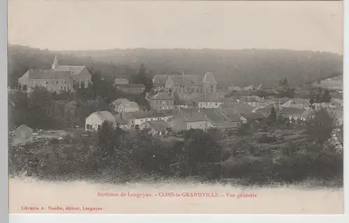 (77876) AK Cons-la-Grandville, Panorama, Château, Schloss, bis um 1905