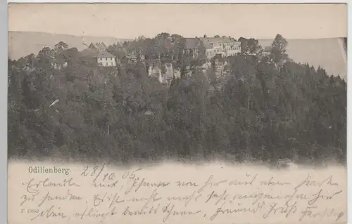 (77871) AK Odilienberg, Mont Sainte-Odile, Elsass, Alsace 1905