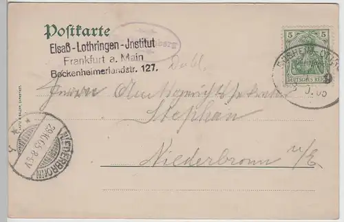 (77871) AK Odilienberg, Mont Sainte-Odile, Elsass, Alsace 1905