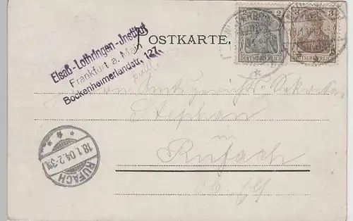 (77841) AK Jaegerthal, Jägerthal, Elsass, Alsace, Panorama 1904