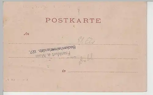 (77839) AK Forsthaus Nideck, Vogesen, bis um 1905