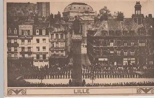 (77774) AK Lille, Frankr., angetretene Soldaten, bis 1918
