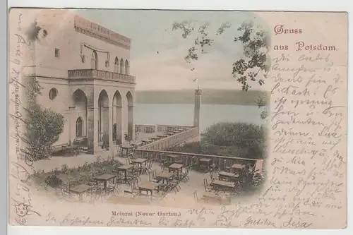 (77633) AK Potsdam, Meierei (Neuer Garten), 1899
