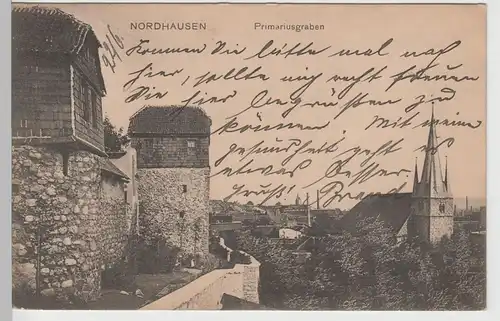 (77552) AK Nordhausen, Primariusgraben 1910