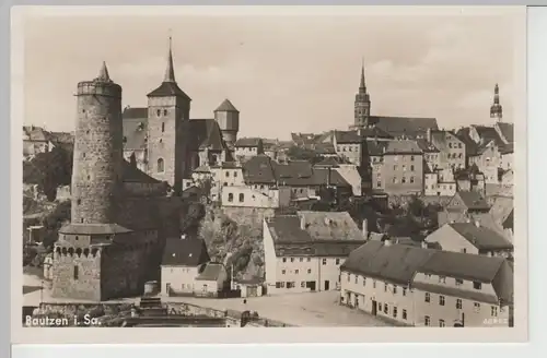 (77533) Foto AK Bautzen, Teilansicht, vor 1945