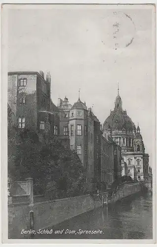 (77472) AK Berlin, Schloss und Dom, Spreeseite, 1933