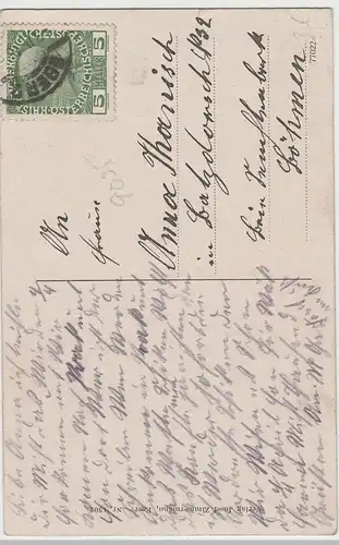 (77316) AK Eger, Cheb, Patrizierhäuser unterer Marktplatz, um 1916