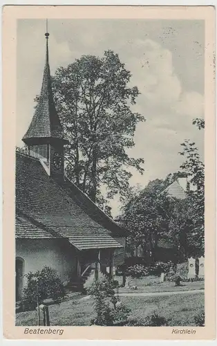 (77304) AK Beatenberg, Kirchlein 1913