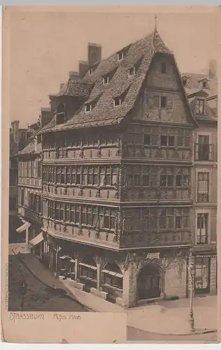 (77289) AK Straßburg, Strasbourg, Maison Kammerzell, bis um 1905