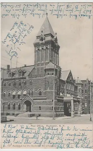 (76994) AK Rochester N.Y., Post Office, 1904
