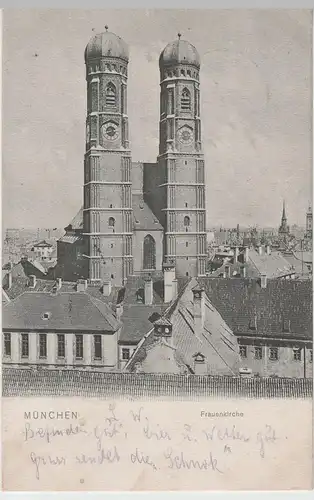 (76972) AK München, Frauenkirche, 1905