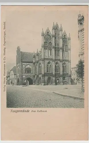 (76909) AK Tangermünde, Rathaus, bis 1905