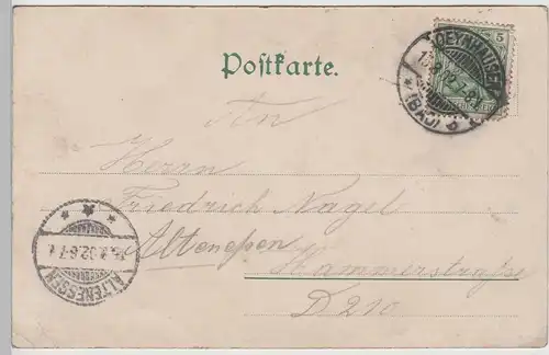 (76744) AK Bad Oeynhausen, Goldfischteich, 1902
