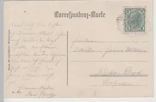 (76494) AK Bad Hall, Badehaus 1906