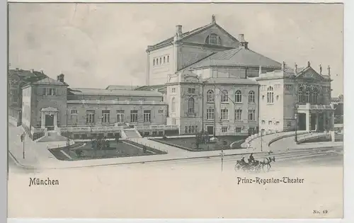 (76087) AK München, Prinzregententheater 1906