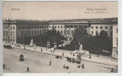 (76006) AK Berlin, Königl. Universität 1909