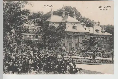 (75966) AK Pillnitz, Schloss, Bergpalais, vor 1945